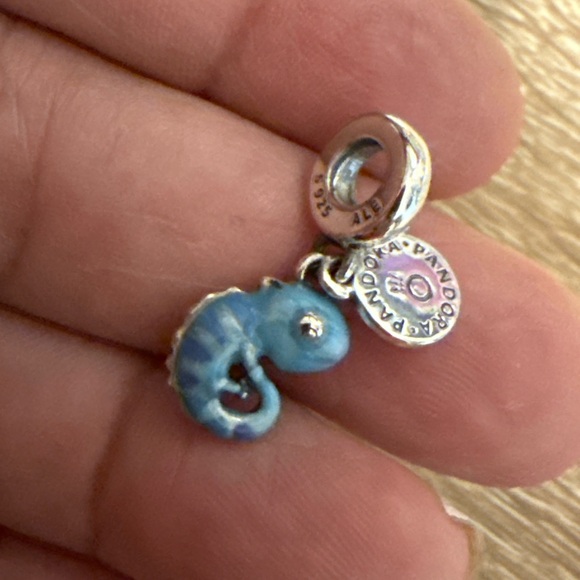 Pandora Blue Chameleon Charm - Picture 6 of 7